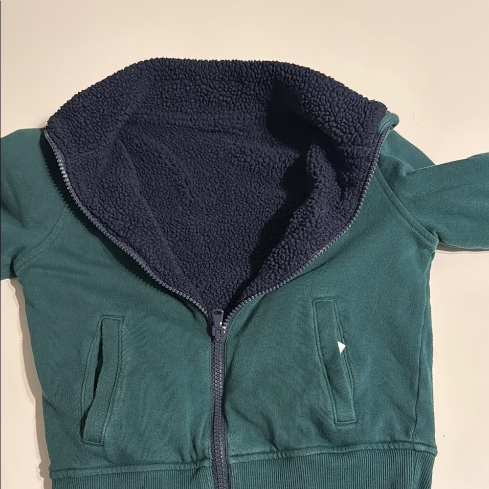 Vineyard Vines Green Sweatshirt Classic Zip-Up for kids, size 5 - Picture 9 of 9